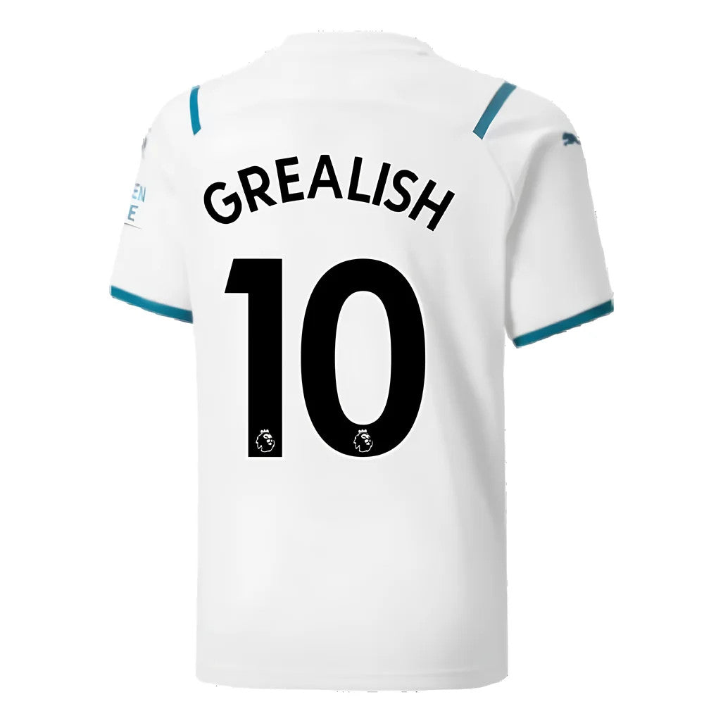 2021-2022 Man City Away Shirt (Kids) (GREALISH 10)_2