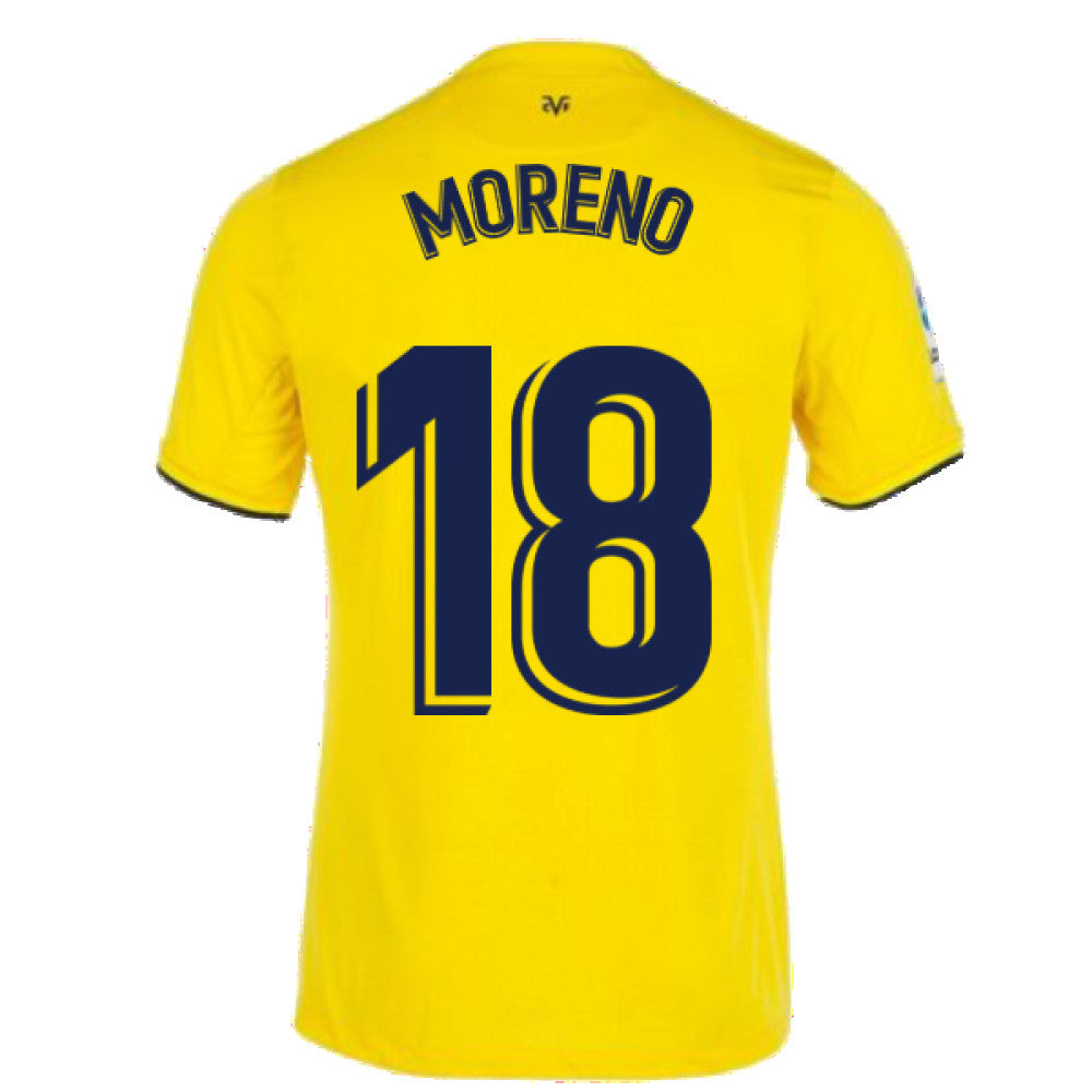 2021-2022 Villarreal Home Shirt (MORENO 18)_2