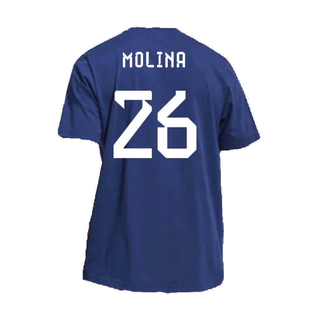 2022-2023 Argentina DNA Graphic Tee (Night Indigo) (MOLINA 26)_2