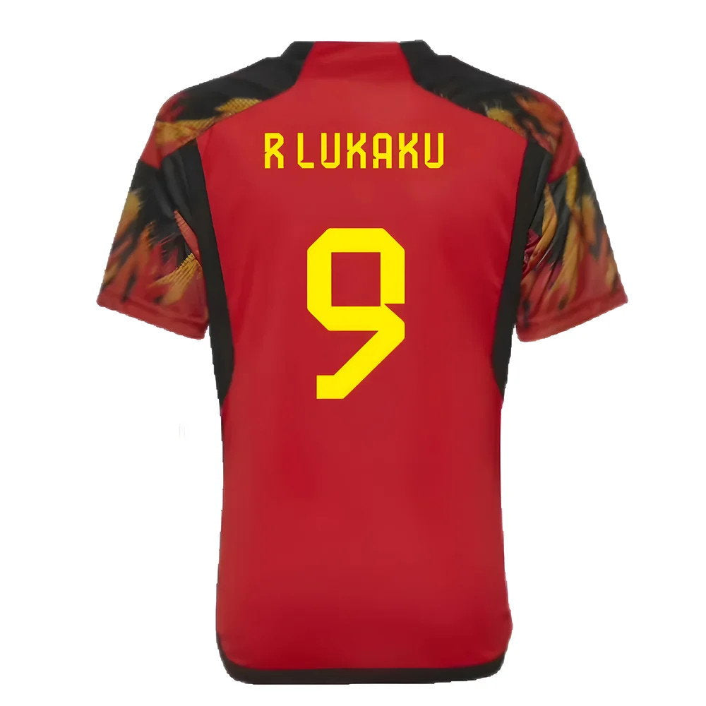 2022-2023 Belgium Home Shirt (Kids) (R Lukaku 9)_2