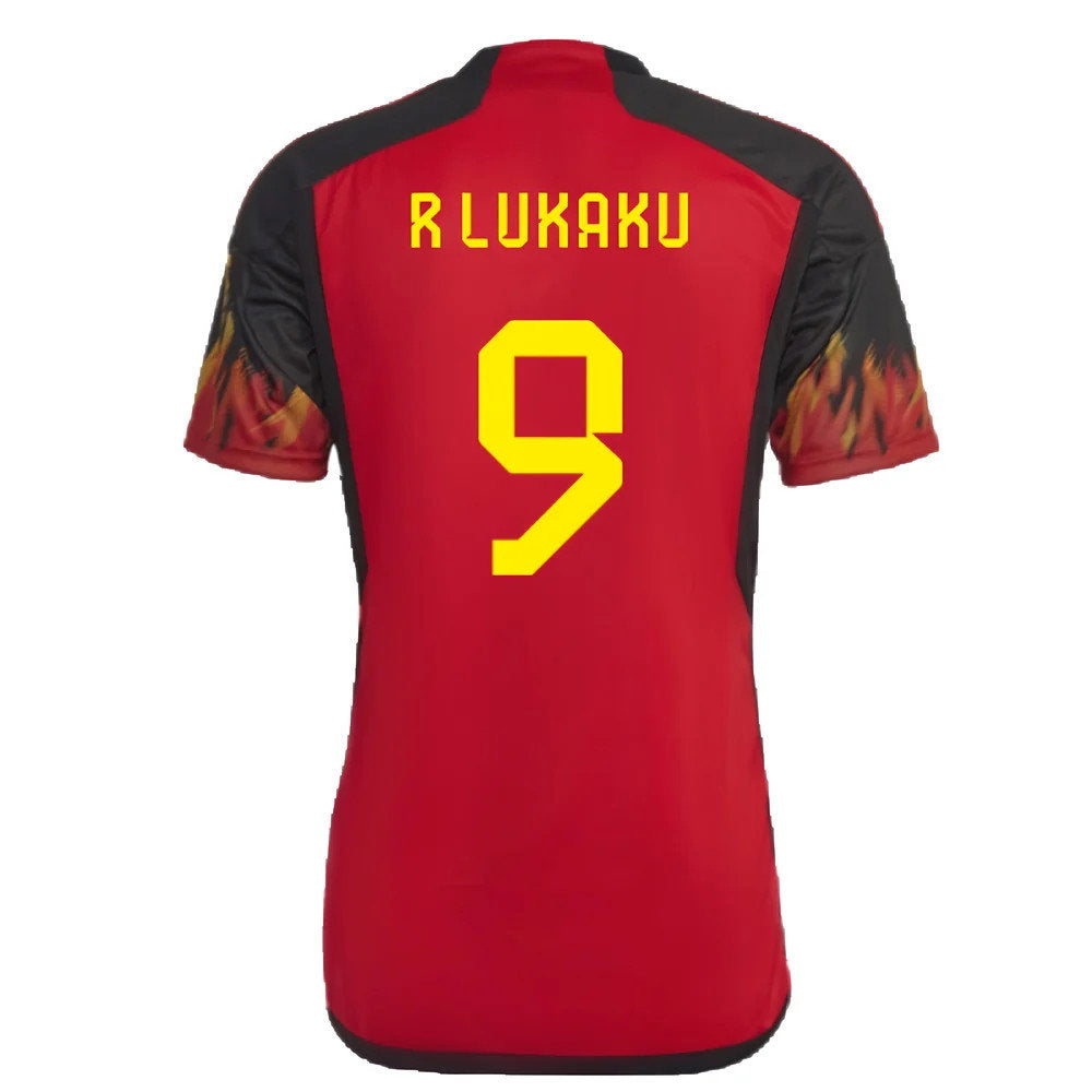 2022-2023 Belgium Home Shirt (R Lukaku 9)_2