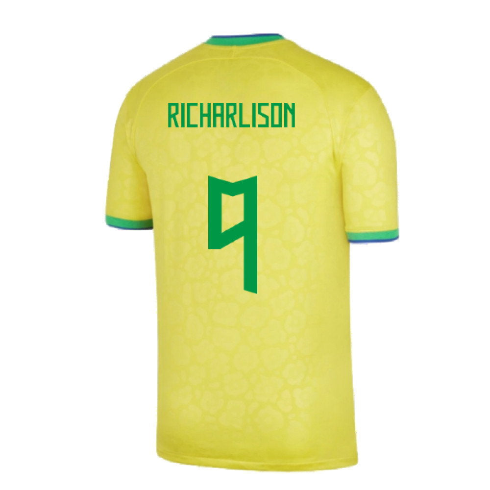 2022-2023 Brazil Little Boys Home Shirt (Richarlison 9)_2