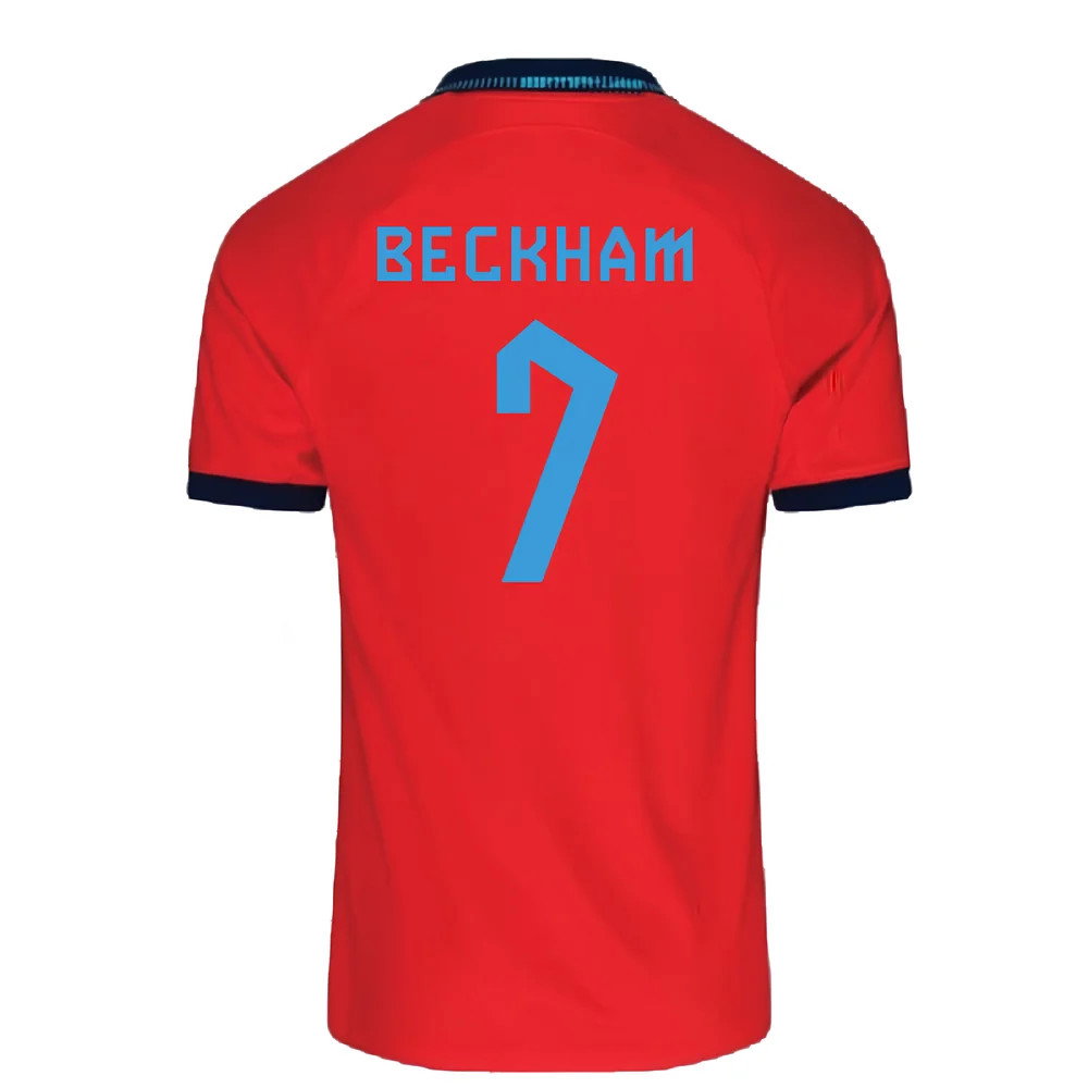 2022-2023 England Away Shirt (Kids) (Beckham 7)_2