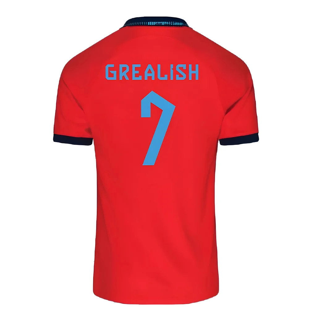 2022-2023 England Away Shirt (Kids) (Grealish 7)_2