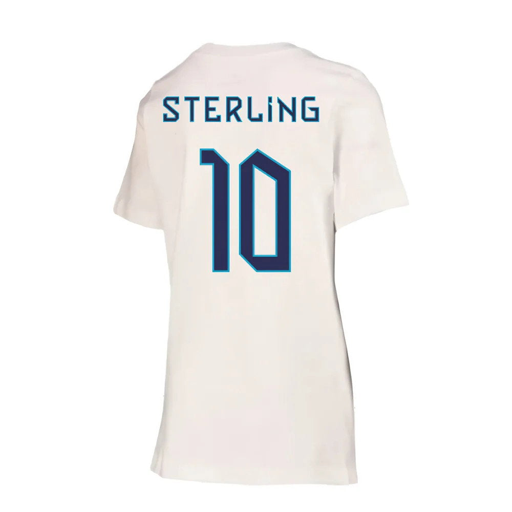 2022-2023 England Crest Tee (White) - Kids (Sterling 10)_2