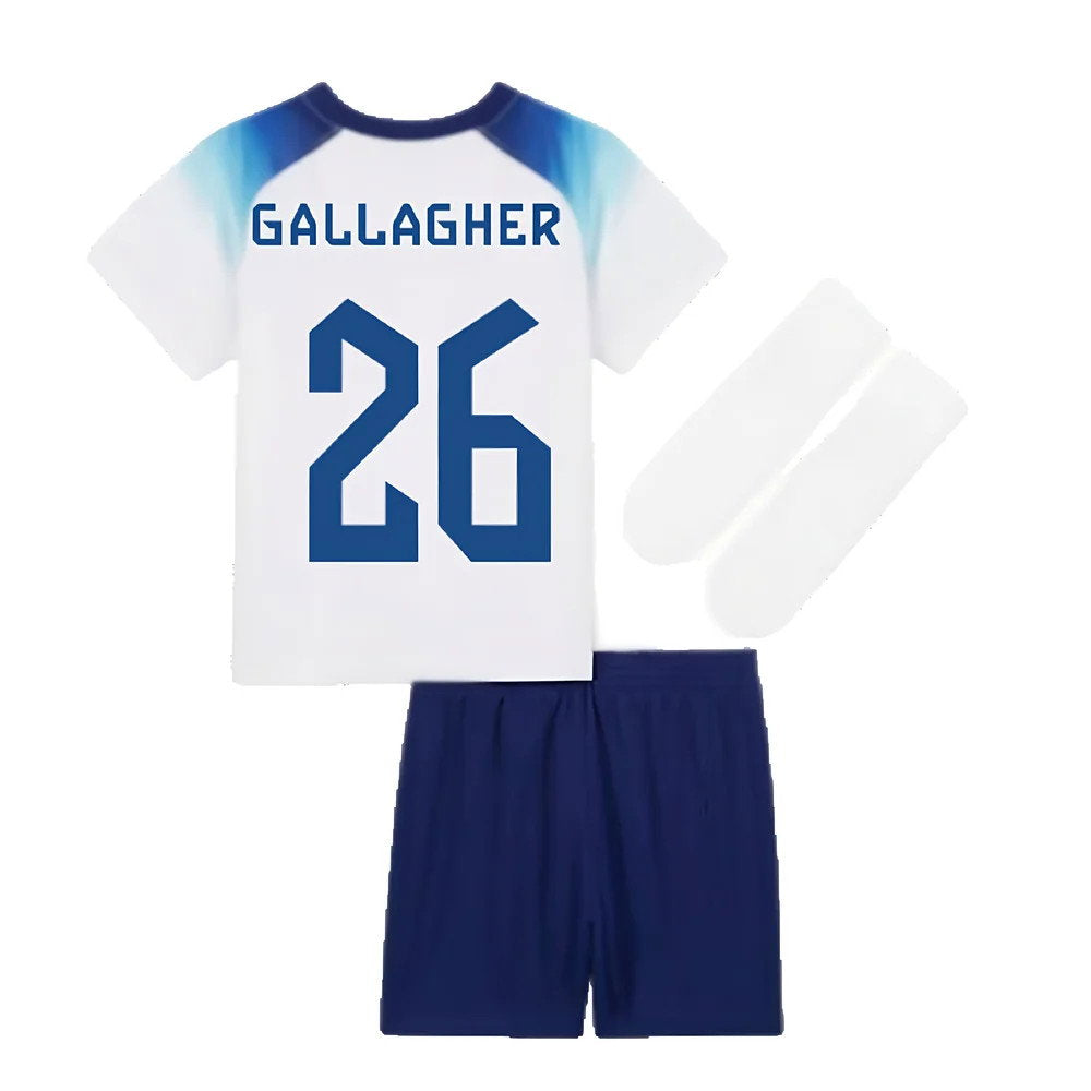 2022-2023 England Home Little Boys Mini Kit (Gallagher 26)_2