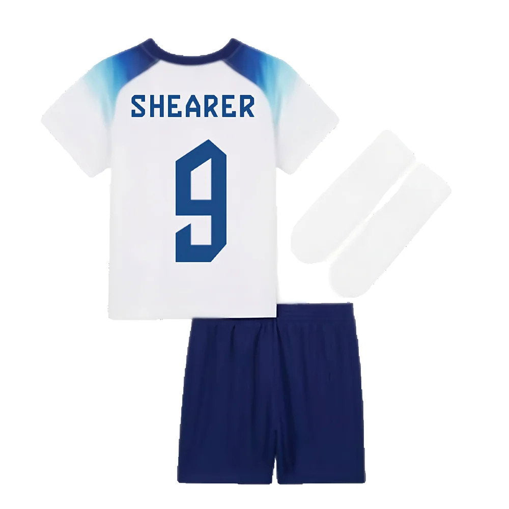 2022-2023 England Home Little Boys Mini Kit (Shearer 9)_2