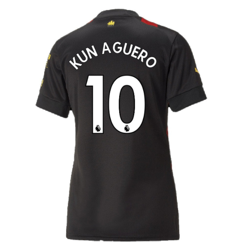 2022-2023 Man City Away Shirt (Ladies) (KUN AGUERO 10)_2
