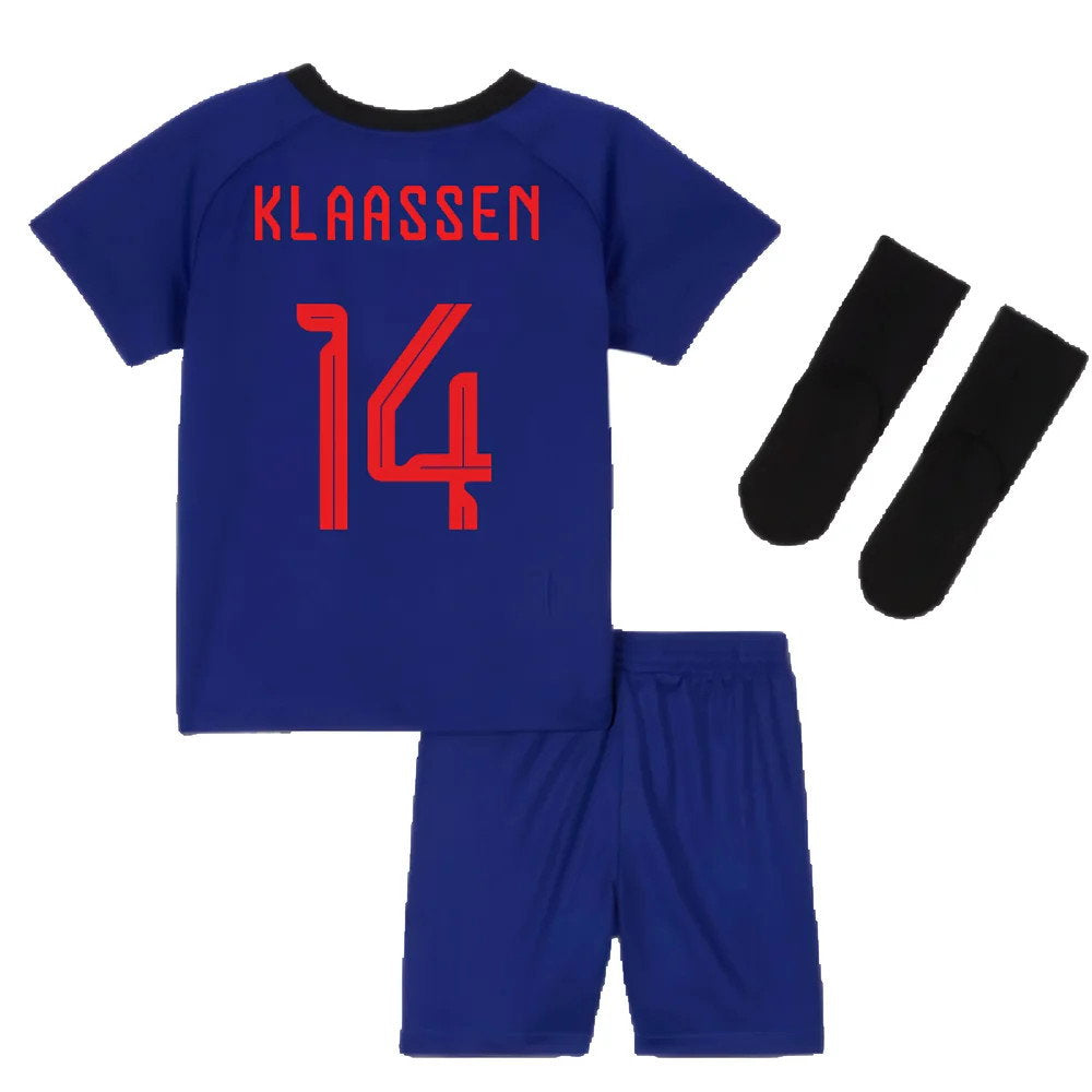 2022-2023 Netherlands Away Mini Kit (Klaassen 14)_2