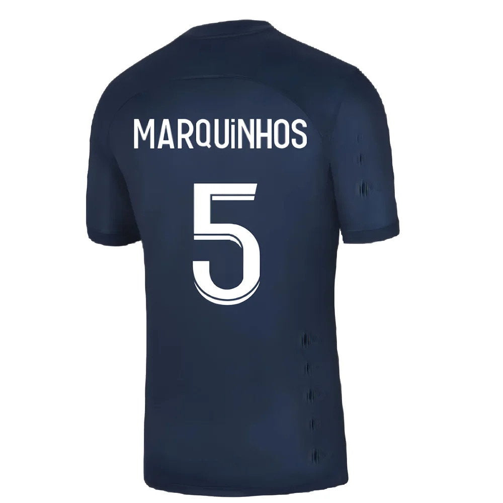 2022-2023 PSG Home Shirt (no sponsor) (MARQUINHOS 5)_2