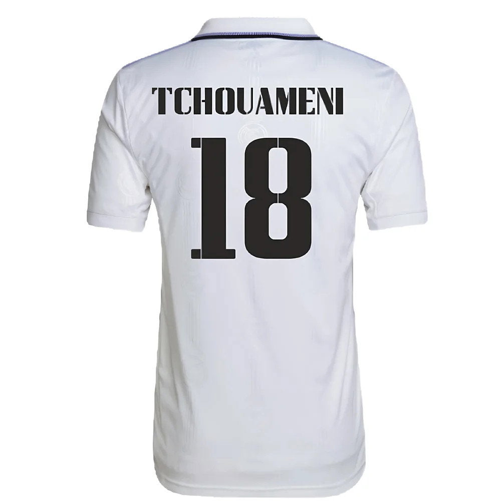 2022-2023 Real Madrid Home Shirt (TCHOUAMENI 18)_2