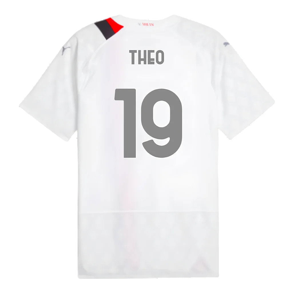 2023-2024 AC Milan Away Authentic Shirt (Theo 19)_2