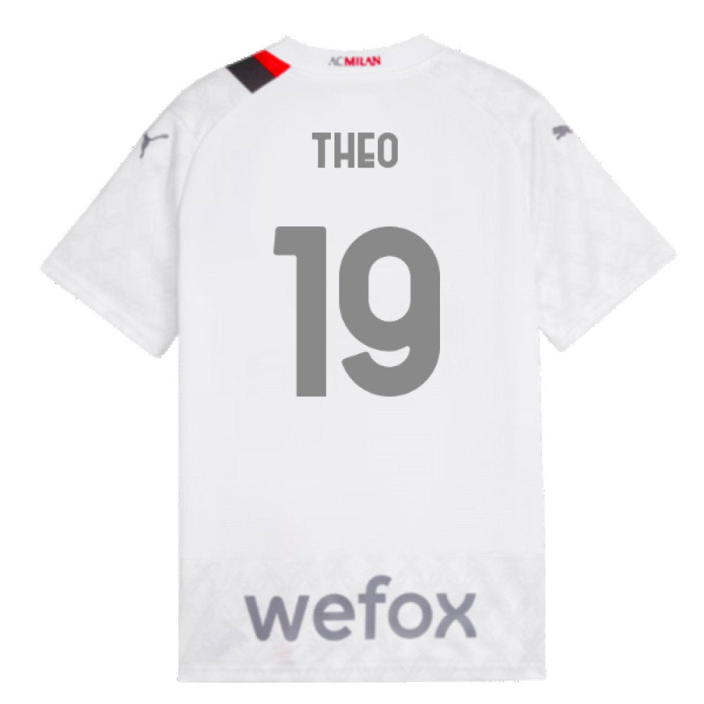 2023-2024 AC Milan Away Shirt (Kids) (Theo 19)_2