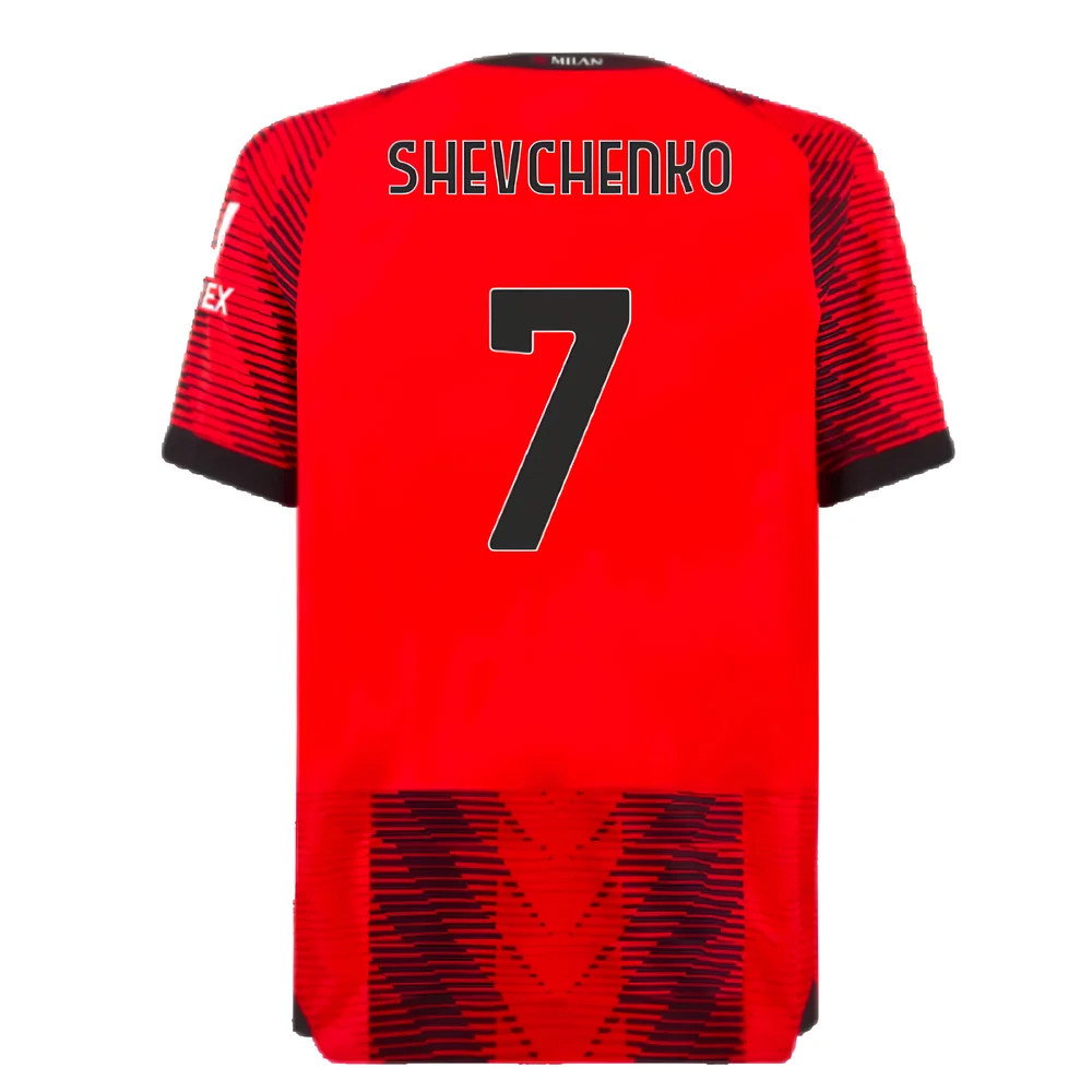 2023-2024 AC Milan Home Authentic Shirt (Shevchenko 7)_2