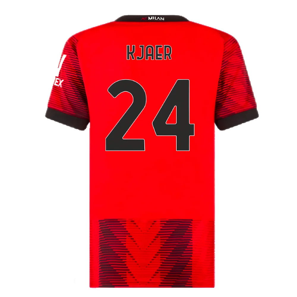2023-2024 AC Milan Home Shirt (Ladies) (Kjaer 24)_2