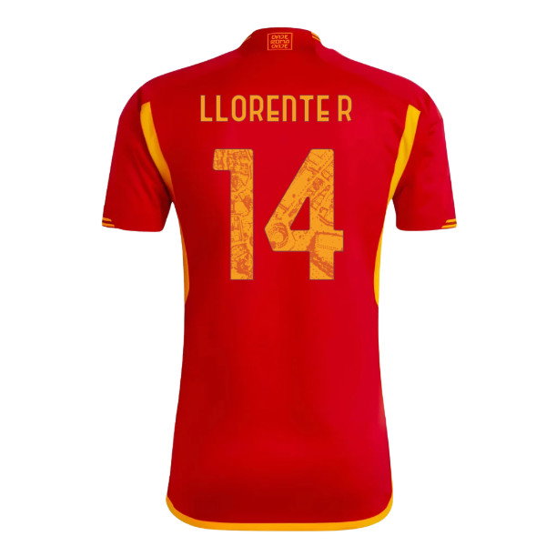 2023-2024 AS Roma Home Shirt (LLORENTE R 14)_0