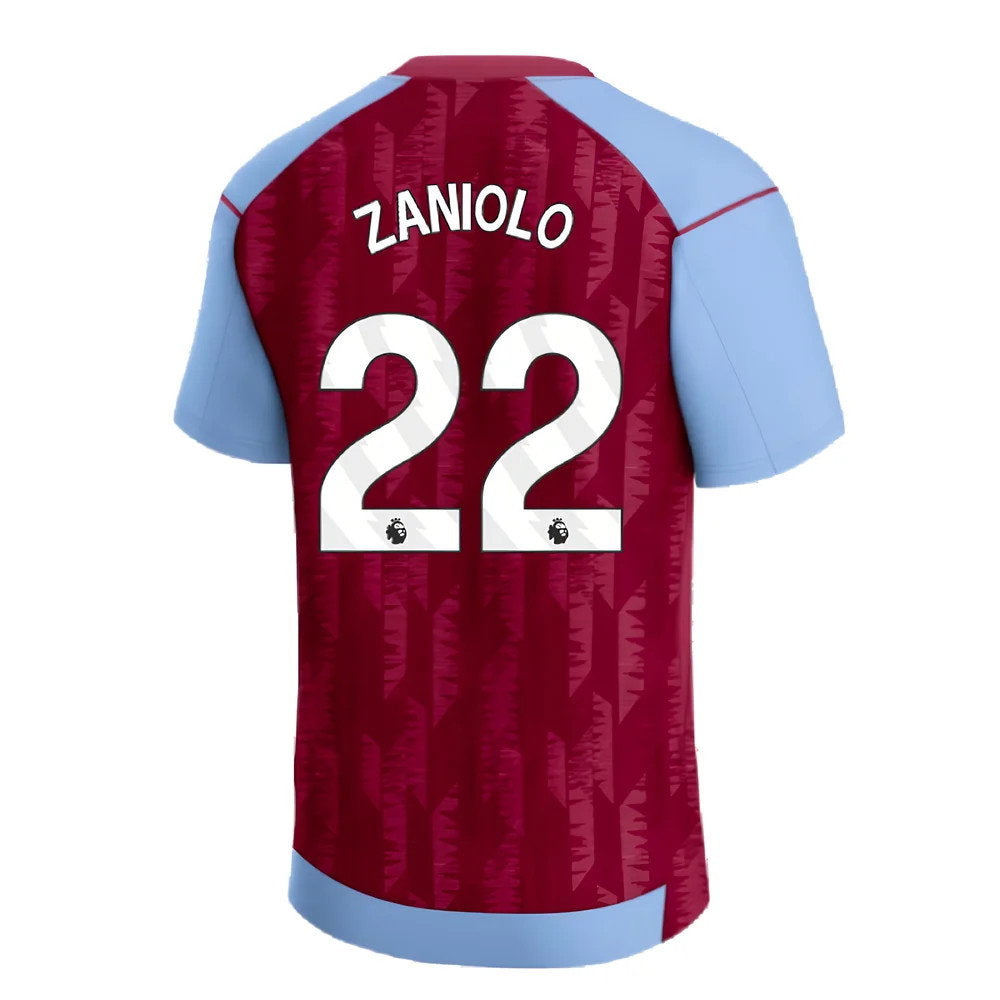 2023-2024 Aston Villa Home Shirt (Kids) (Zaniolo 22)_2