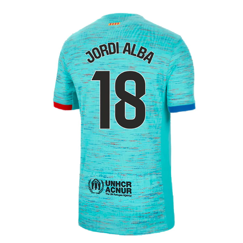 2023-2024 Barcelona Authentic Third Shirt (Jordi Alba 18)_2