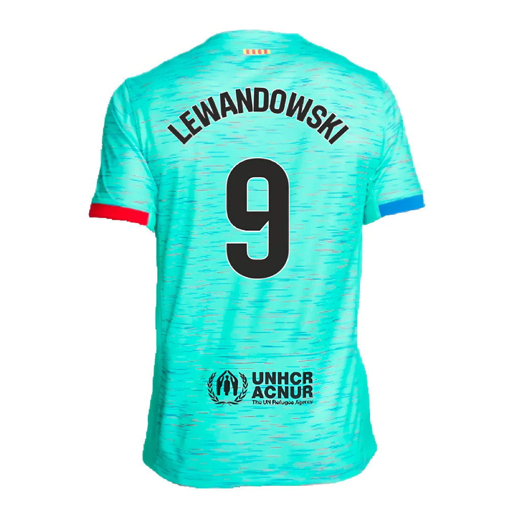 2023-2024 Barcelona Third Shirt (Lewandowski 9)_2