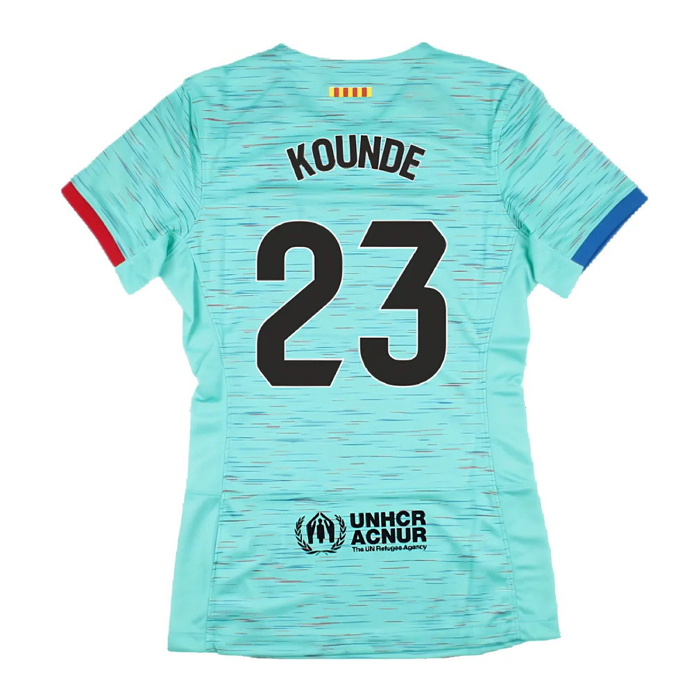 2023-2024 Barcelona Third Shirt (Womens) (Kounde 23)_2