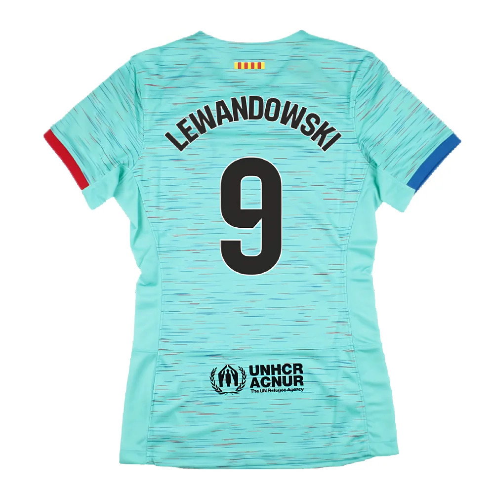 2023-2024 Barcelona Third Shirt (Womens) (Lewandowski 9)_2