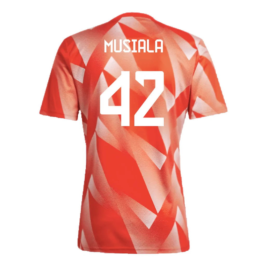 2023-2024 Bayern Munich Pre-Match Shirt (Red) (Musiala 42)_2