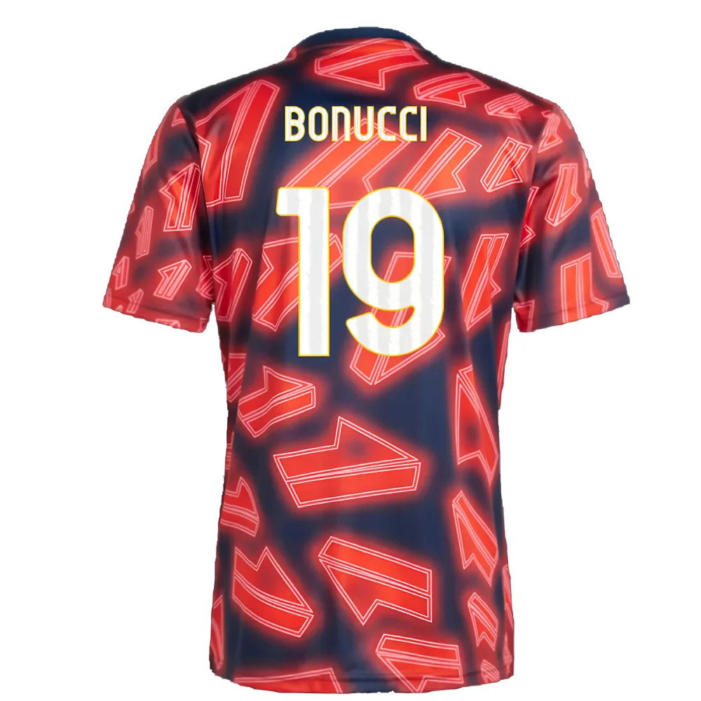 2023-2024 Juventus Pre Match Shirt (Night Indigo) (BONUCCI 19)_2