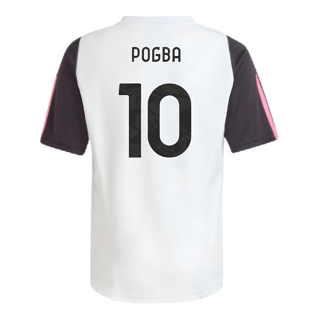 2023-2024 Juventus Training Shirt (White) - Kids (POGBA 10)_2