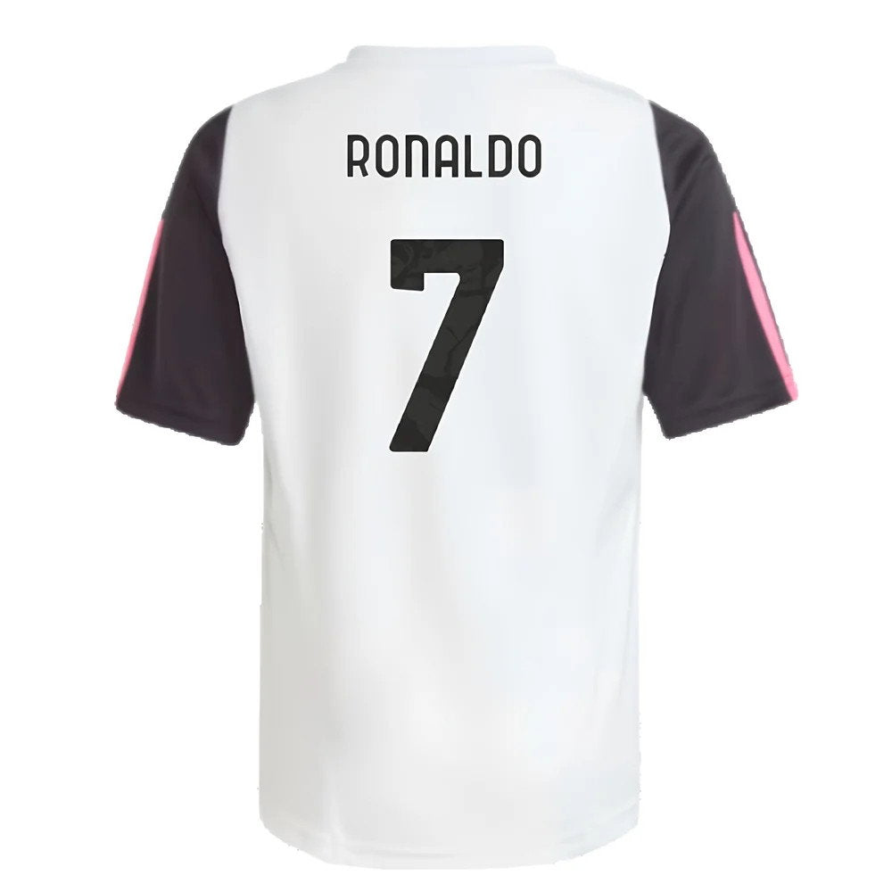 2023-2024 Juventus Training Shirt (White) - Kids (RONALDO  7)_2