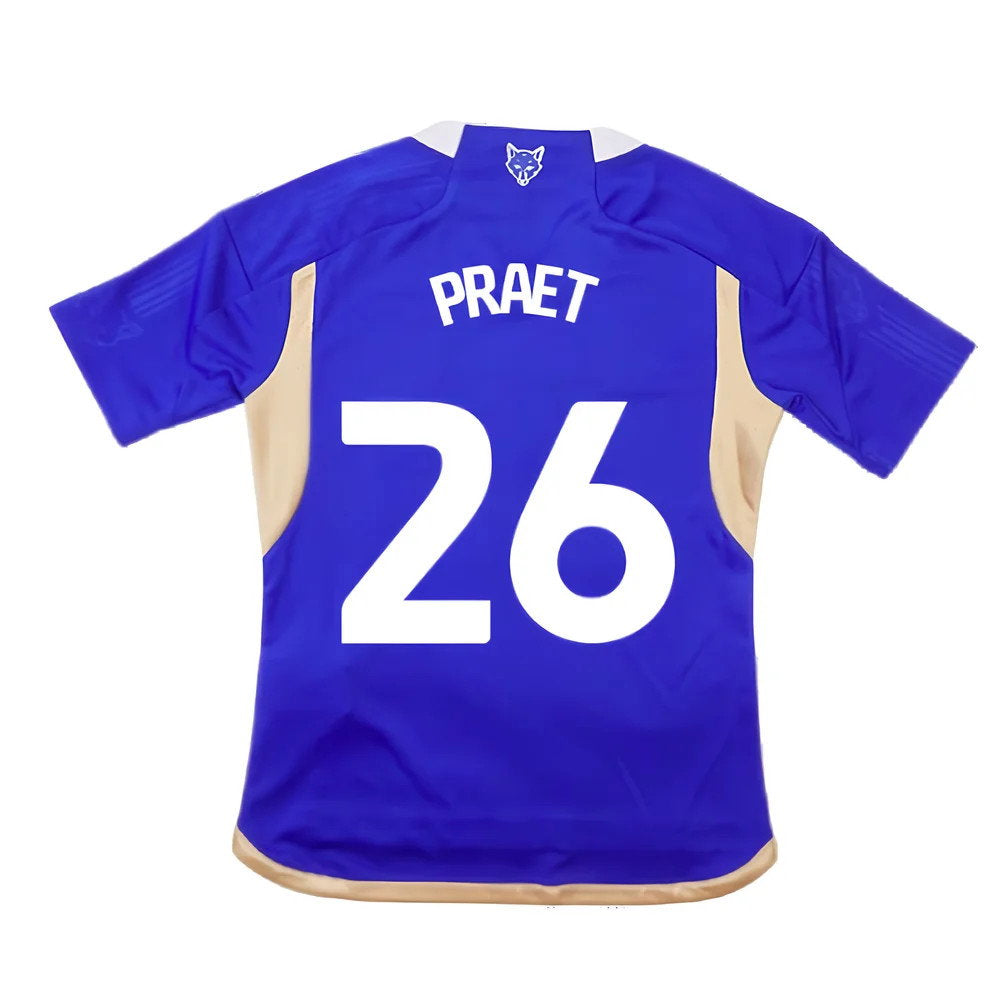 2023-2024 Leicester City Home Shirt (Kids) (Praet 26)_2