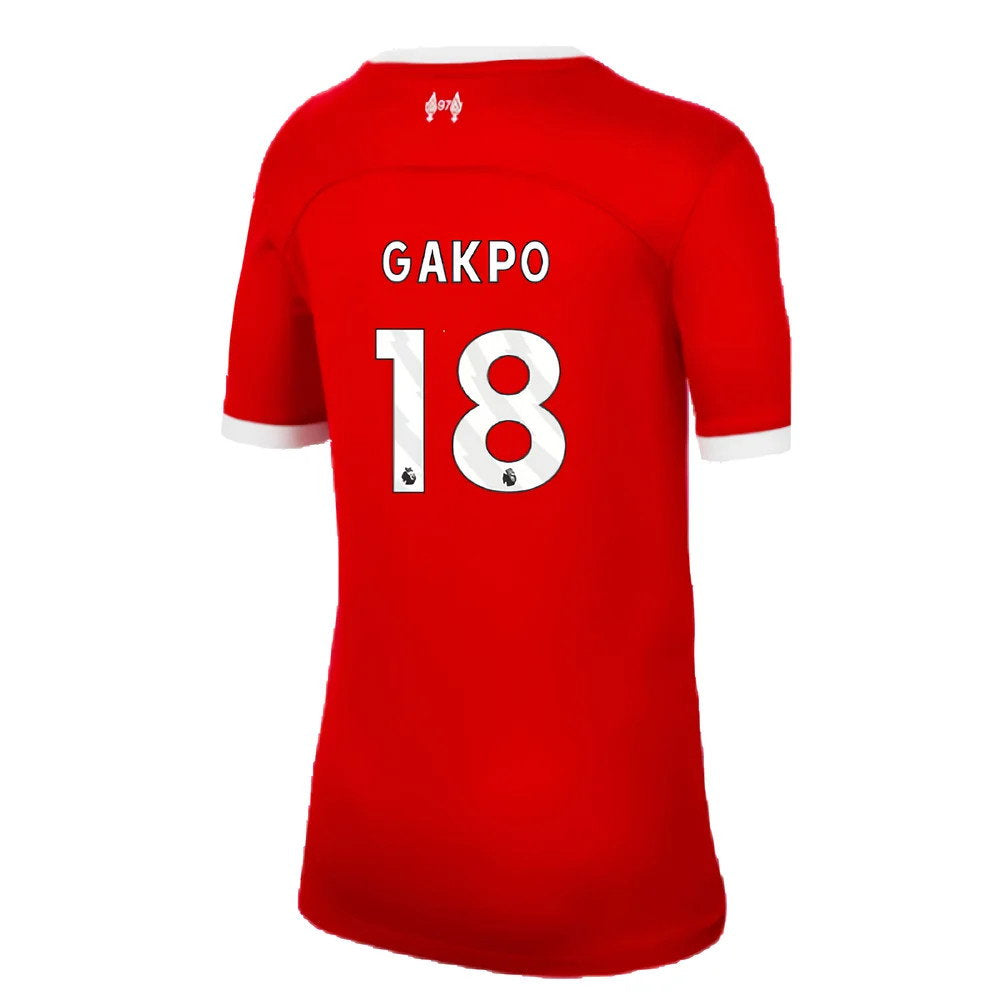 2023-2024 Liverpool Home Shirt (Kids) (Gakpo 18)_2