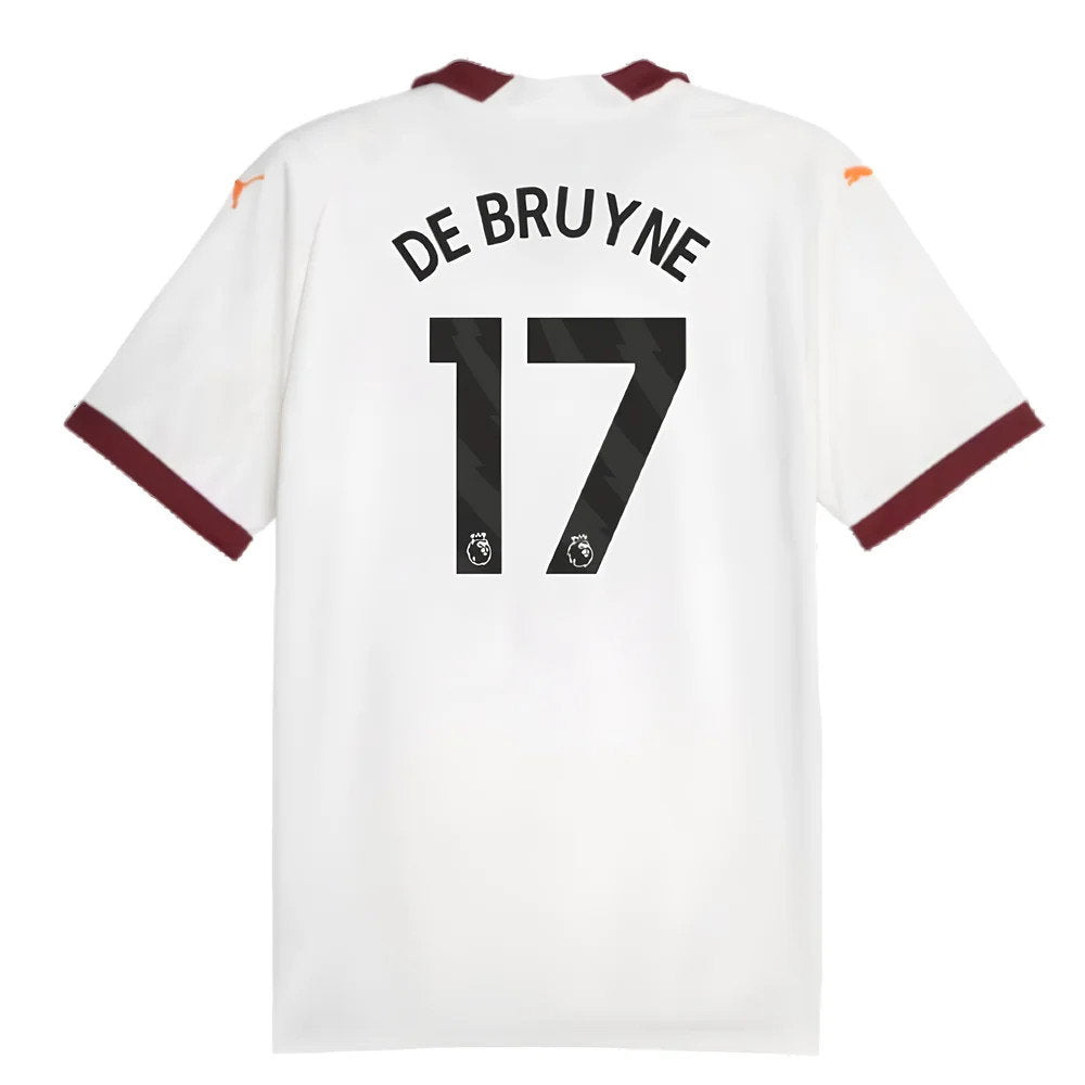 2023-2024 Man City Away Shirt (DE BRUYNE 17)_2