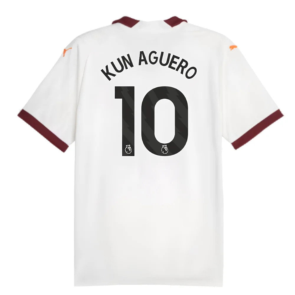 2023-2024 Man City Away Shirt (KUN AGUERO 10)_2