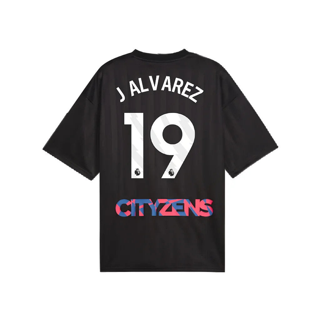 2023-2024 Man City FtblNrgy Jersey (Black) (J ALVAREZ 19)_2