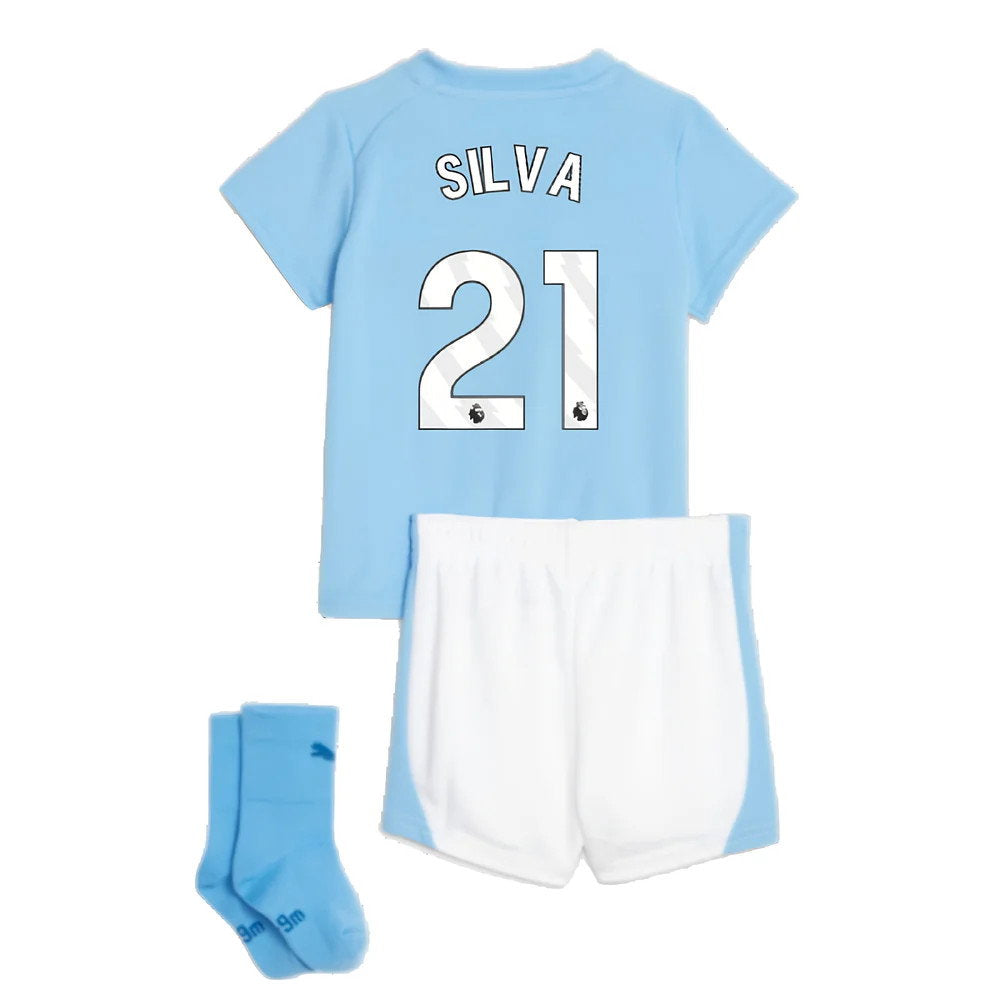 2023-2024 Man City Home Baby Kit (SILVA 21)_2