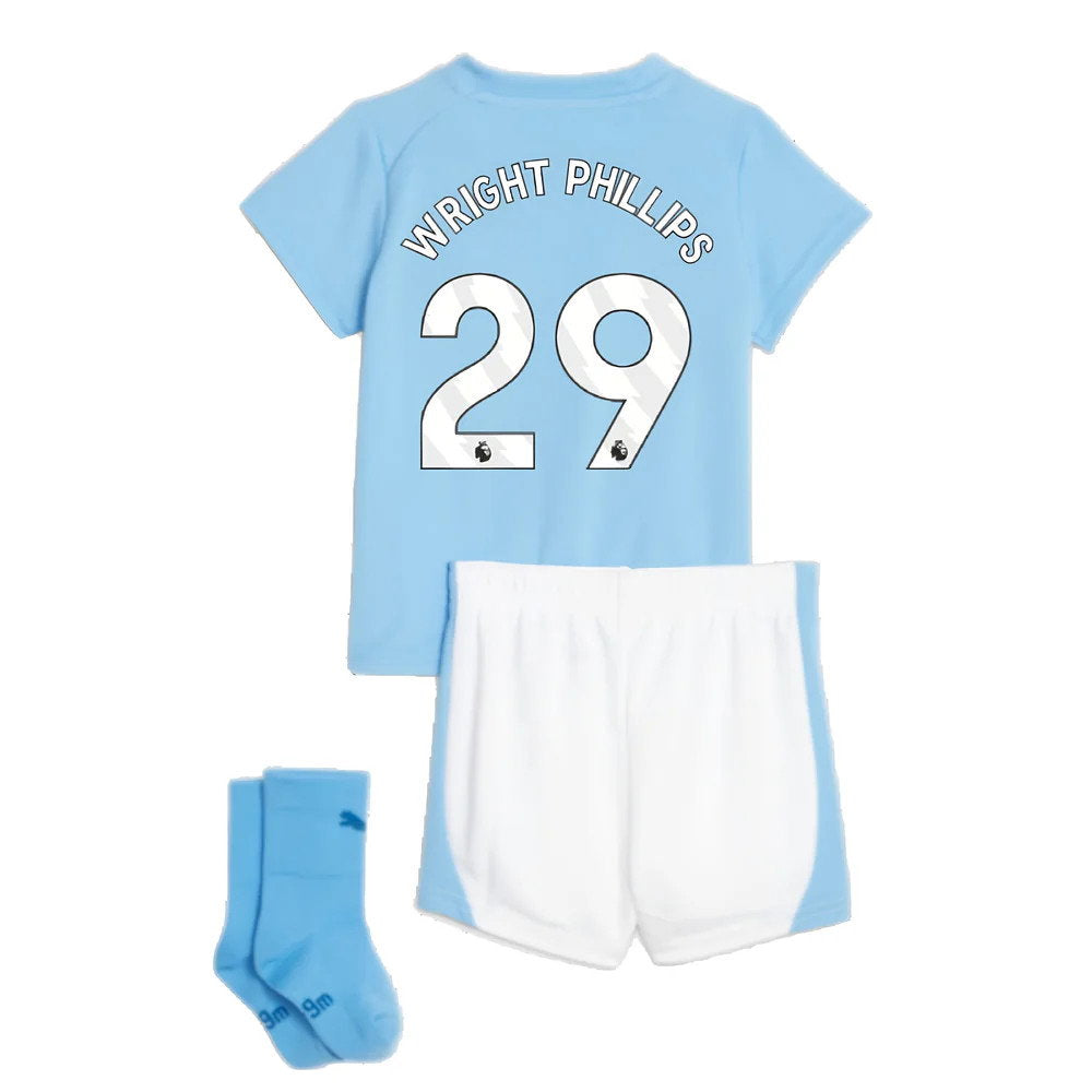 2023-2024 Man City Home Baby Kit (WRIGHT PHILLIPS 29)_2