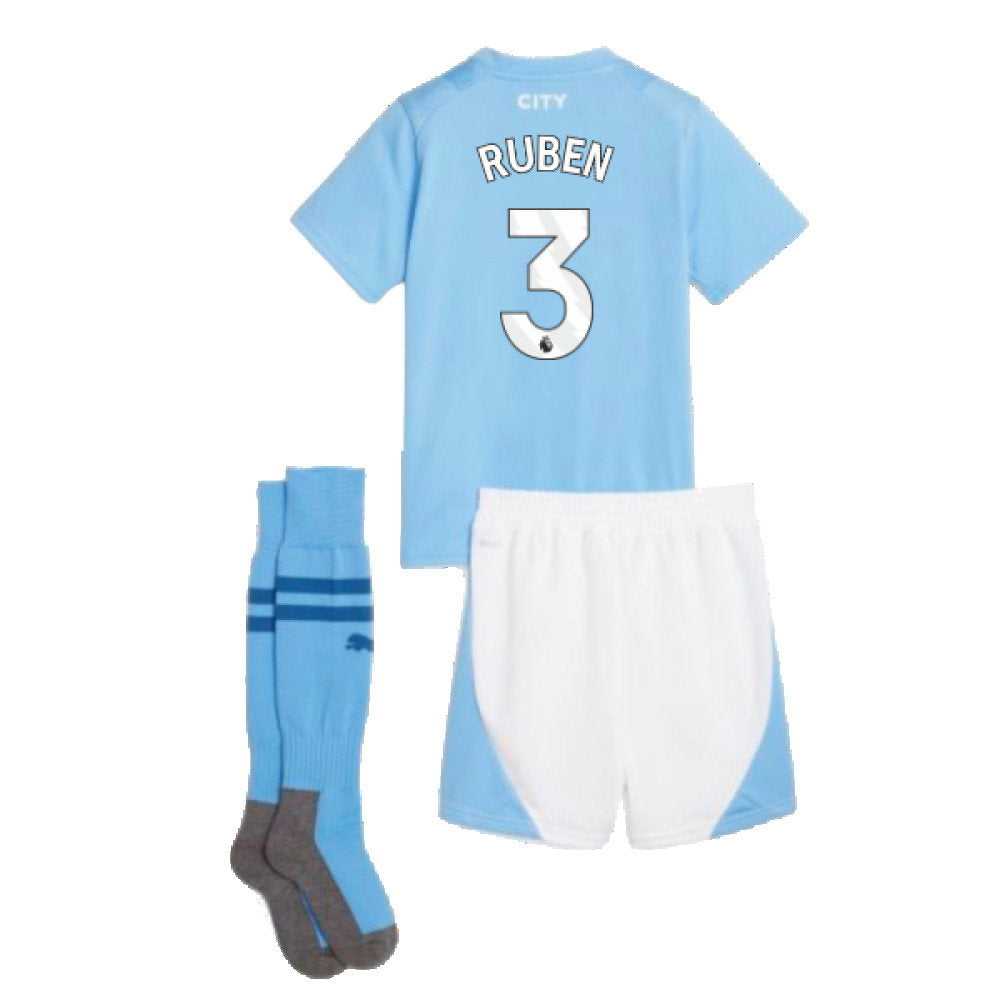 2023-2024 Man City Home Mini Kit (RUBEN 3)_2