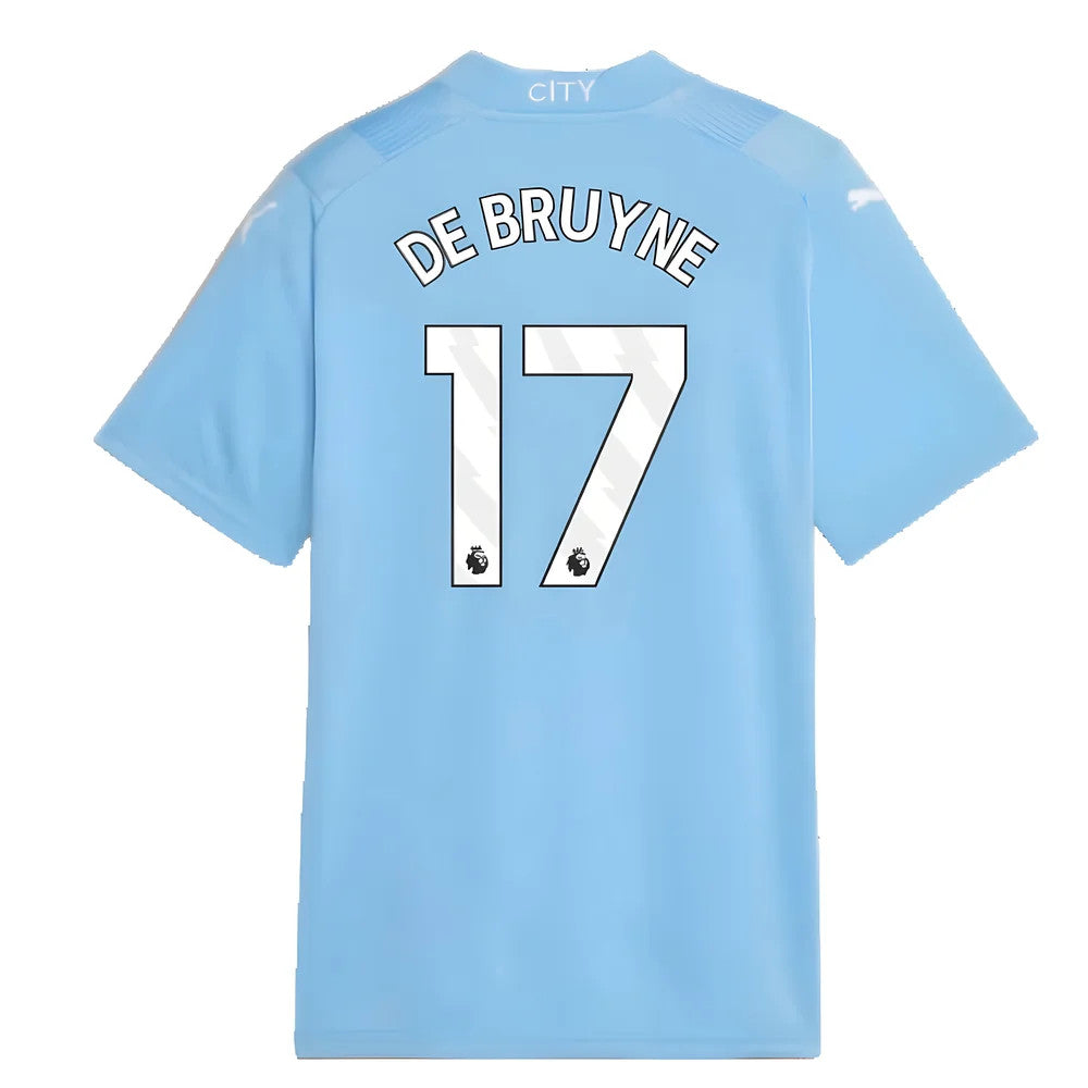 2023-2024 Man City Home Shirt (Kids) (DE BRUYNE 17)_2
