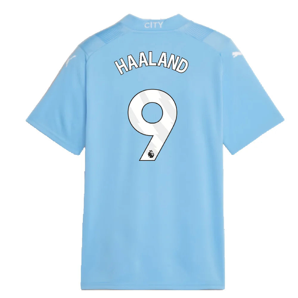 2023-2024 Man City Home Shirt (Kids) (HAALAND 9)_2