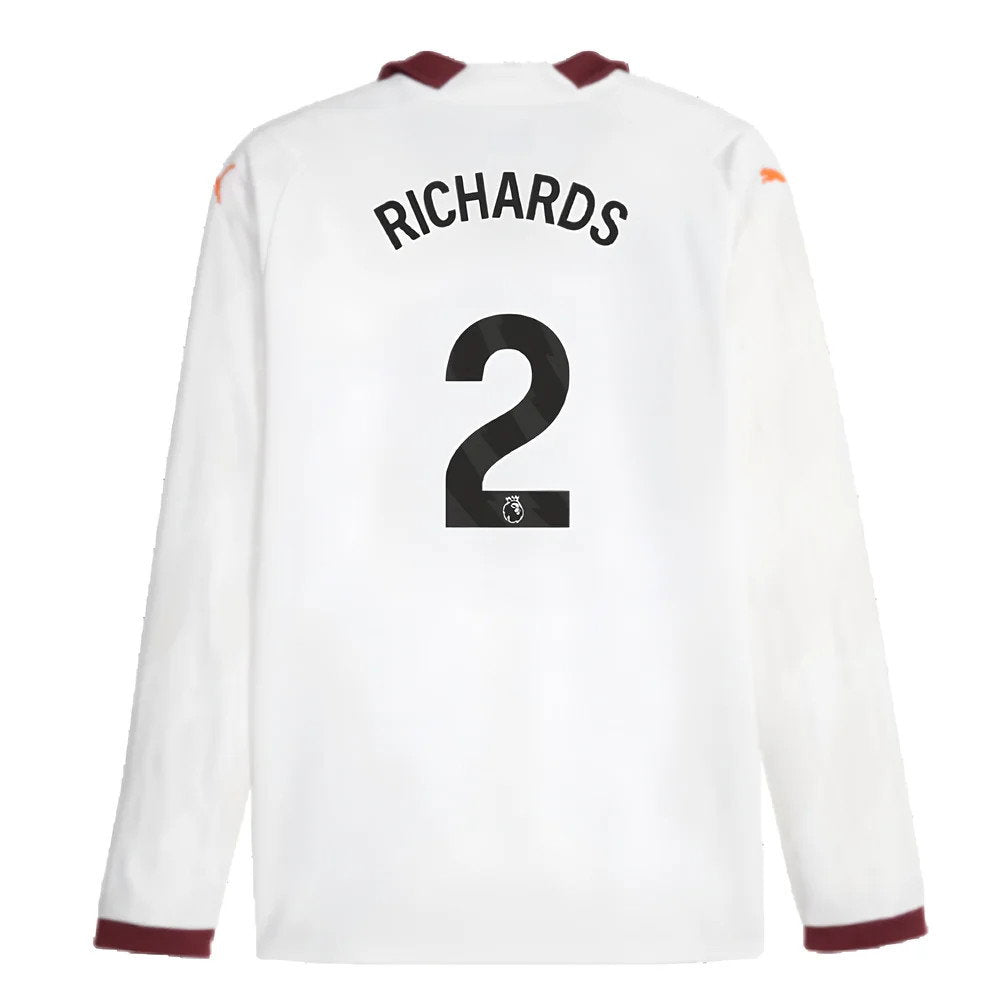 2023-2024 Man City Long Sleeve Away Shirt (RICHARDS 2)_2