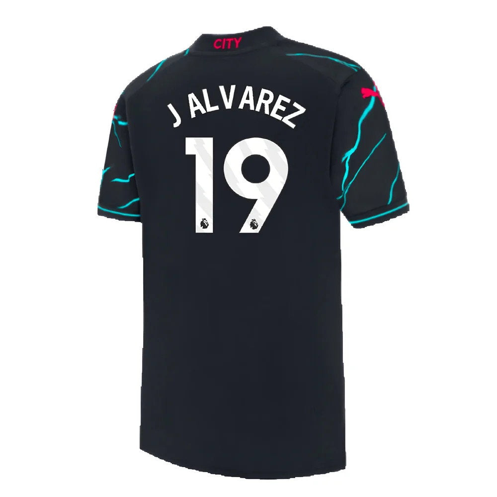 2023-2024 Man City Third Mini Kit (J ALVAREZ 19)_2