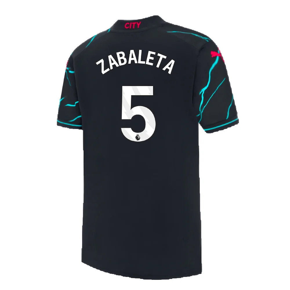 2023-2024 Man City Third Mini Kit (ZABALETA 5)_2