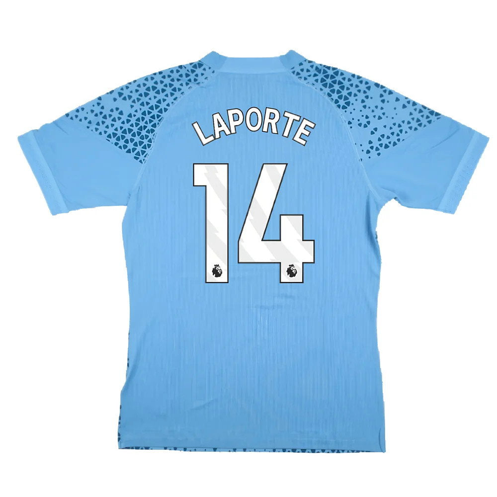 2023-2024 Man City Training Jersey Pro (Light Blue) (LAPORTE 14)_2