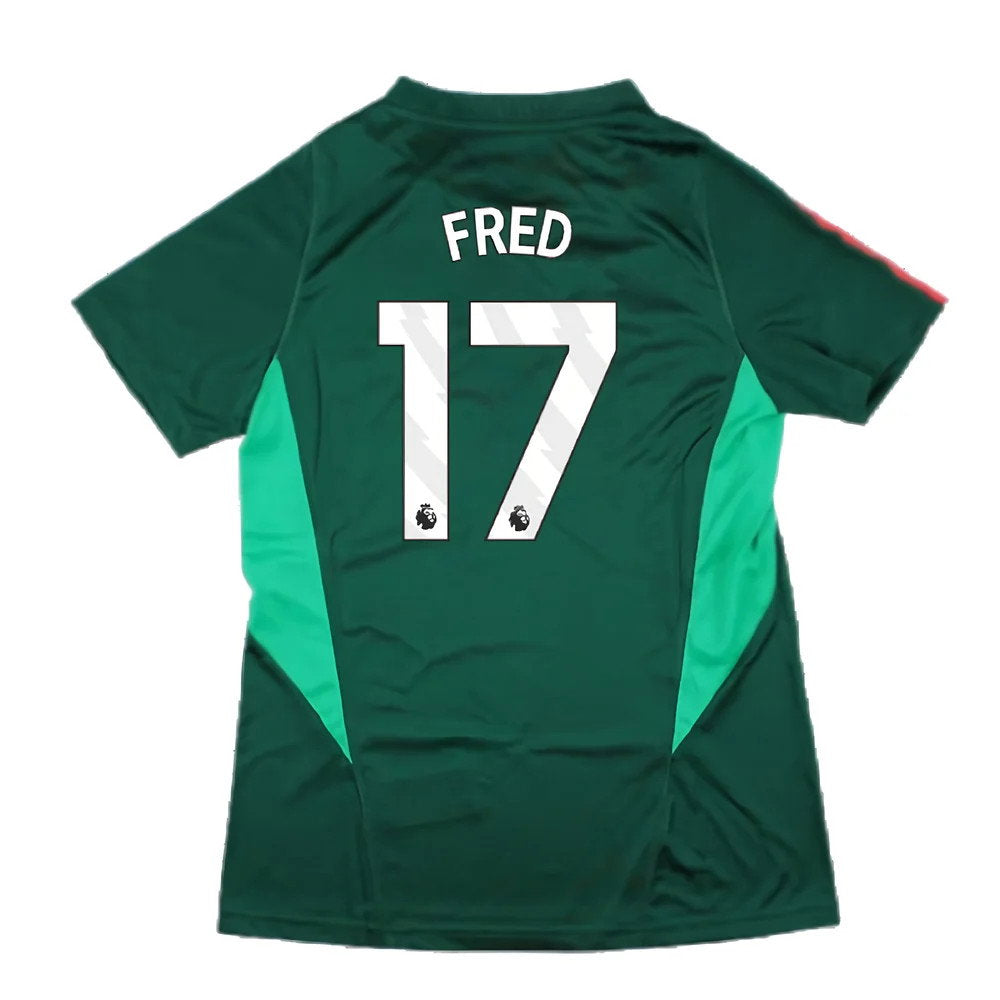 2023-2024 Man Utd Training Shirt (Green) - Ladies (Fred 17)_2
