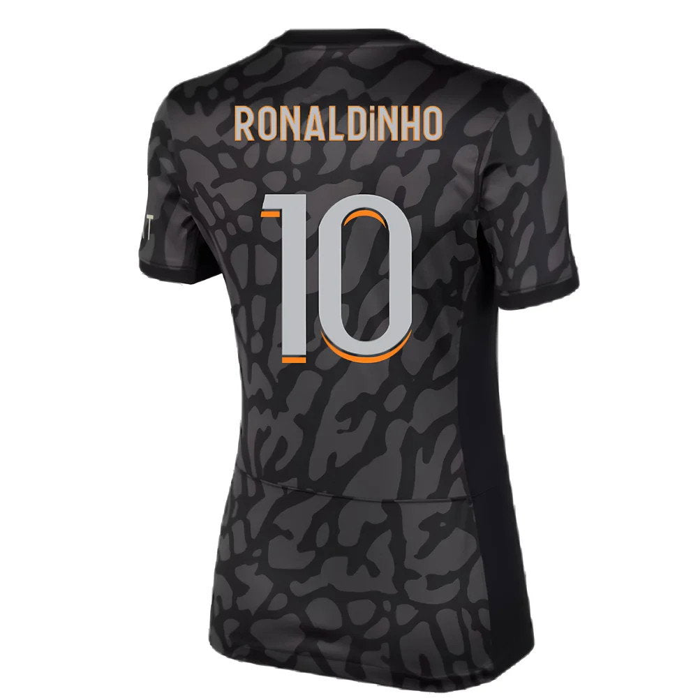 2023-2024 PSG Third Shirt (Womens) (Ronaldinho 10)_2
