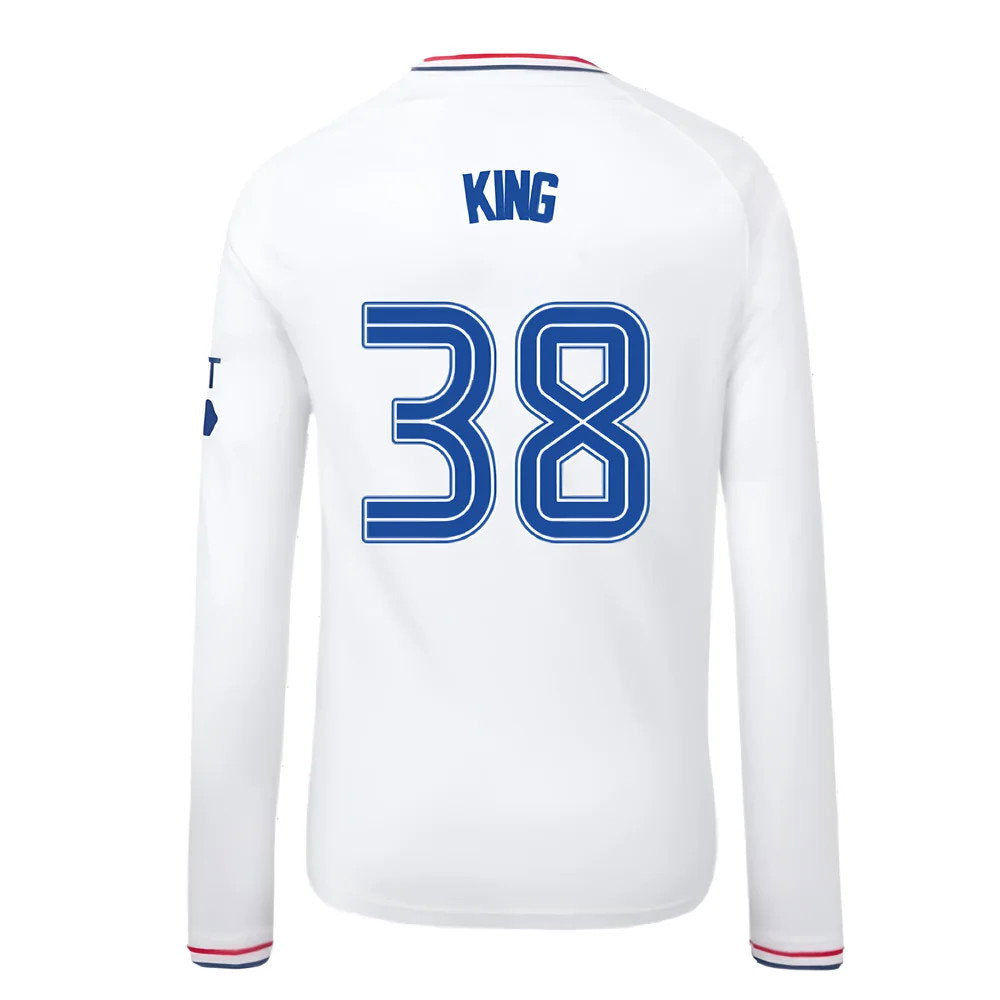2023-2024 Rangers Away Long Sleeve Shirt (Kids) (King 38)_2