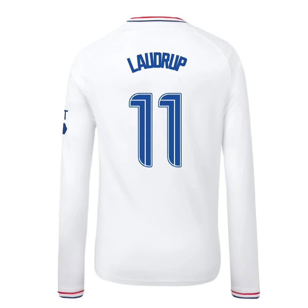 2023-2024 Rangers Away Long Sleeve Shirt (Kids) (Laudrup 11)_2