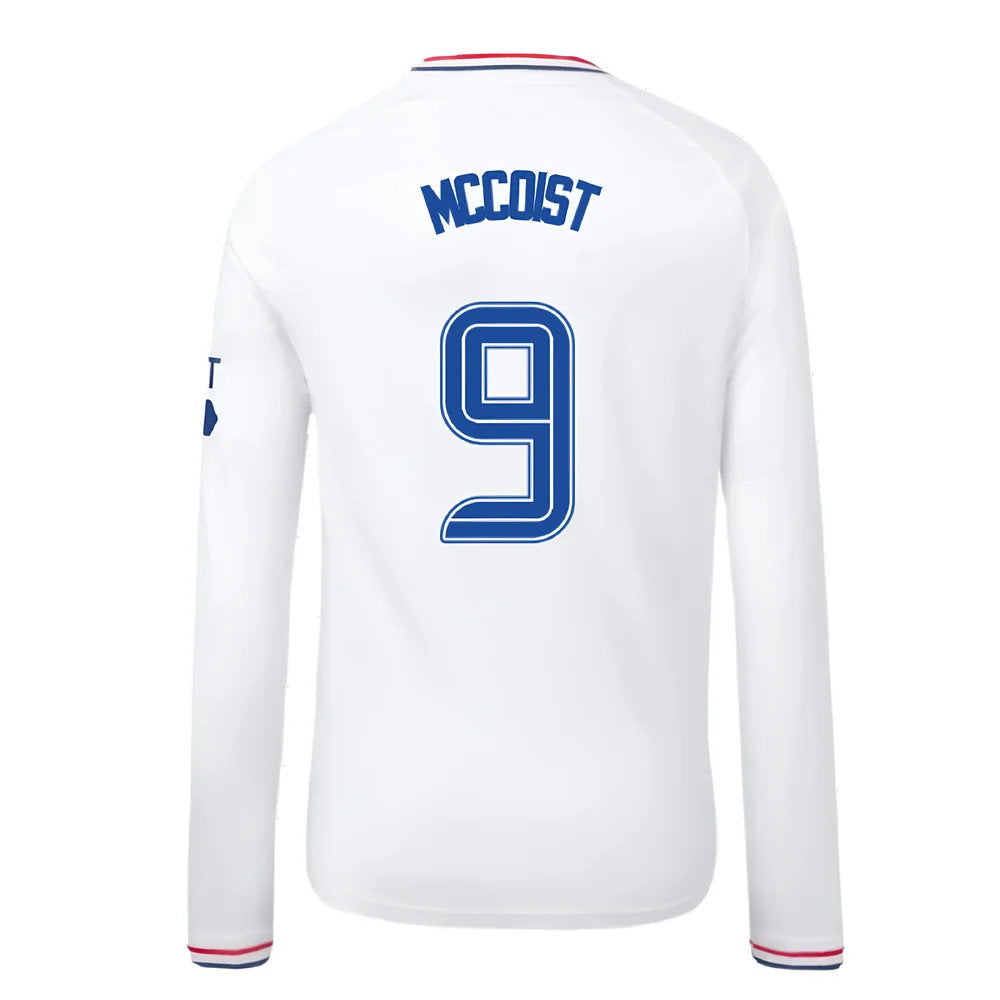 2023-2024 Rangers Away Long Sleeve Shirt (Kids) (McCoist 9)_2