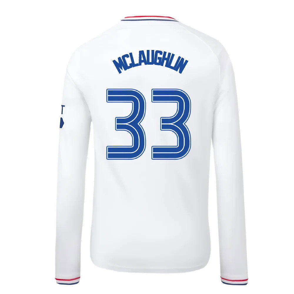 2023-2024 Rangers Away Long Sleeve Shirt (Kids) (McLaughlin 33)_2