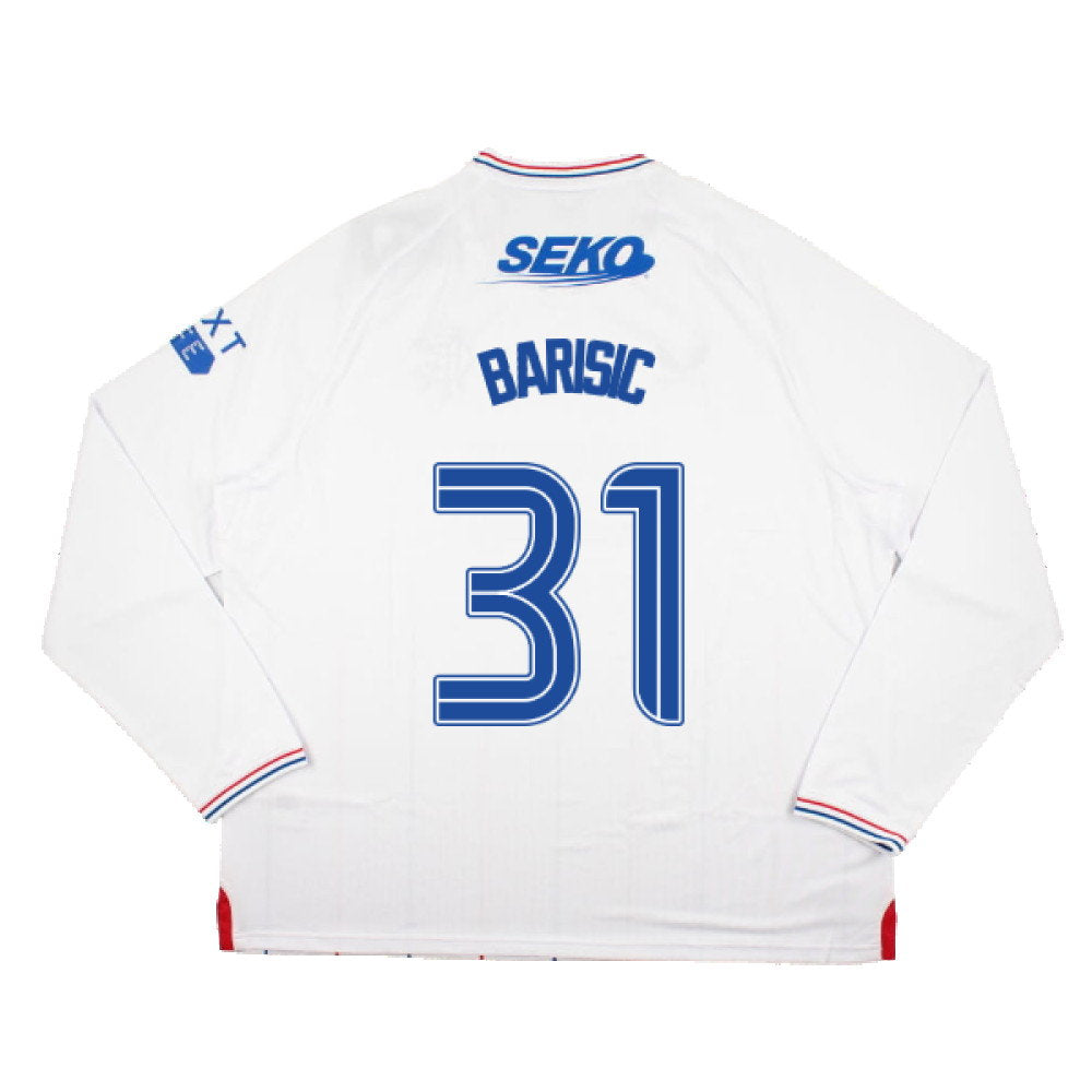 2023-2024 Rangers Long Sleeve Away Shirt (Barisic 31)_2
